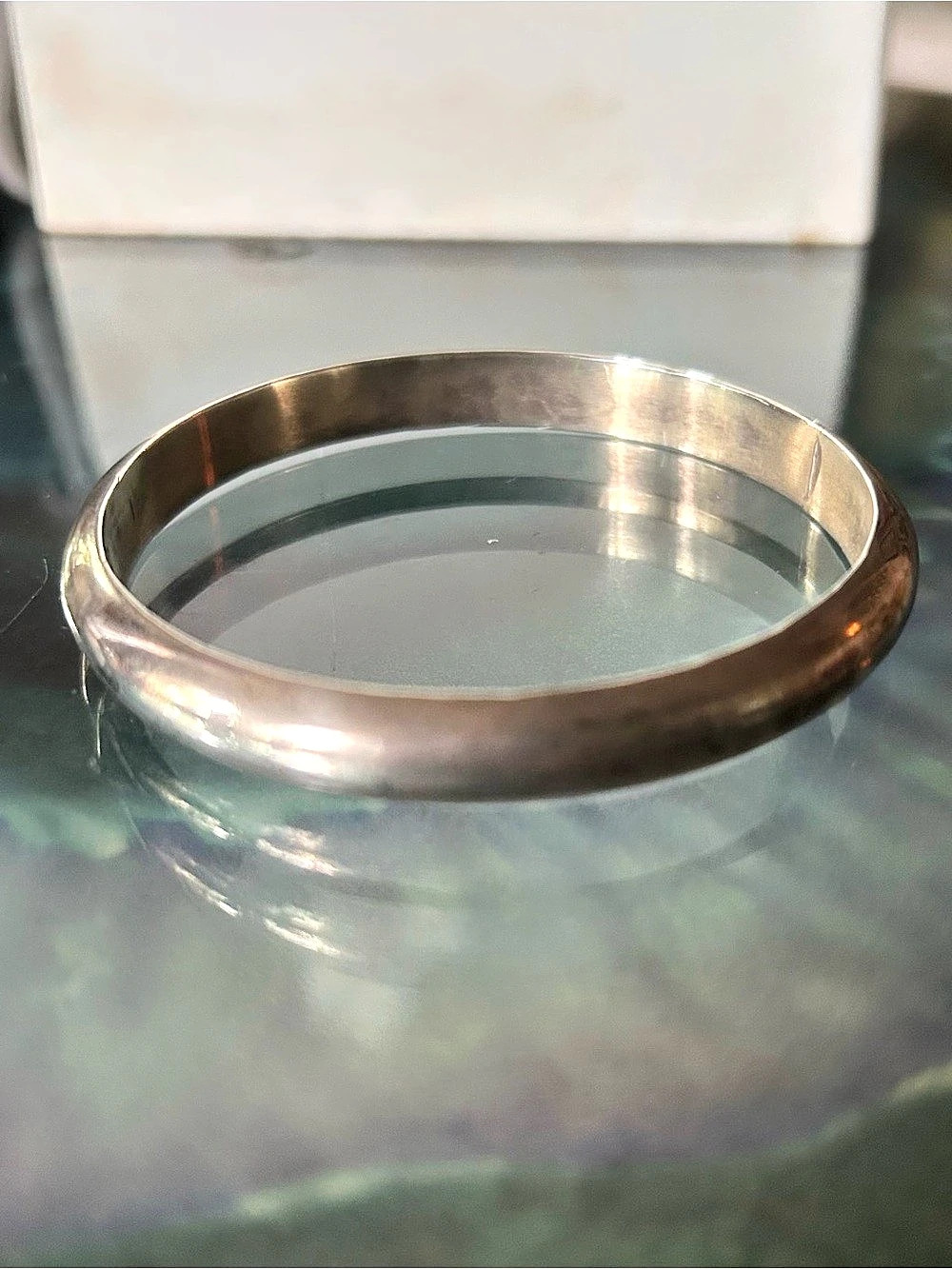 Sterling Silver Bangle Bracelet vintage from the 80’s - Picture 2 of 3